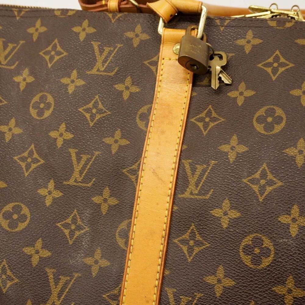 LOUIS VUITTON Brown Monogram Keepall 50 Boston Bag - Picture 11 of 14